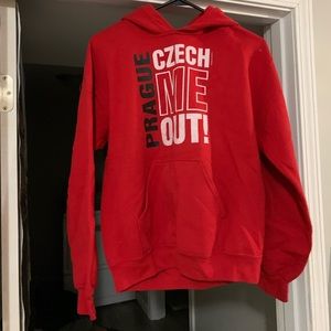 S Prague tourist hoodie